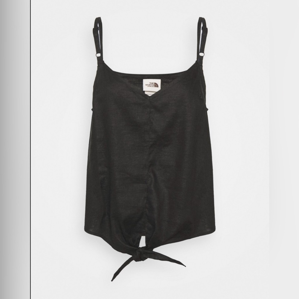 North Face Women’s Tie Front Adjustable Strap Hillrose Hemp Tank Black NWT S